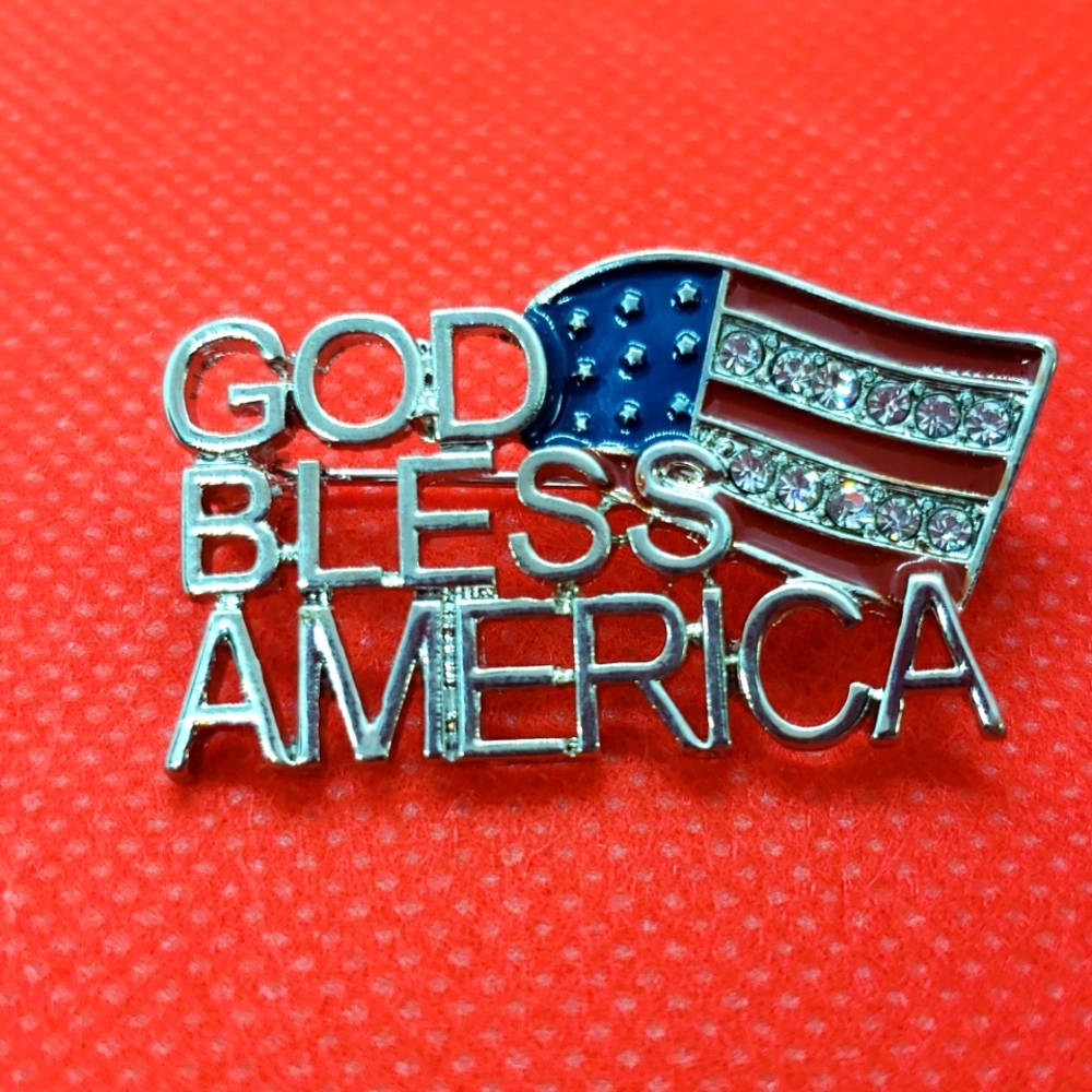 US Flag Brooch